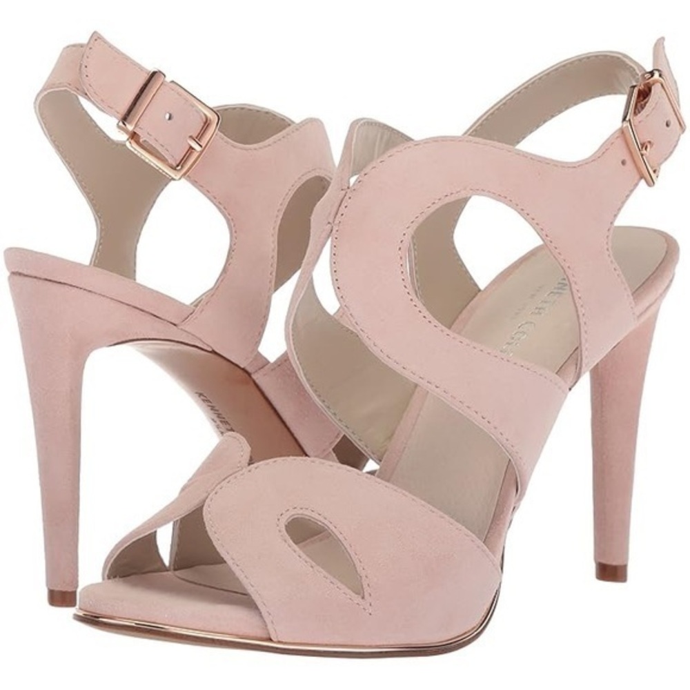 Kenneth Cole New York Women's Baldwin Stiletto Heel Dress, Rose, blush Size 10